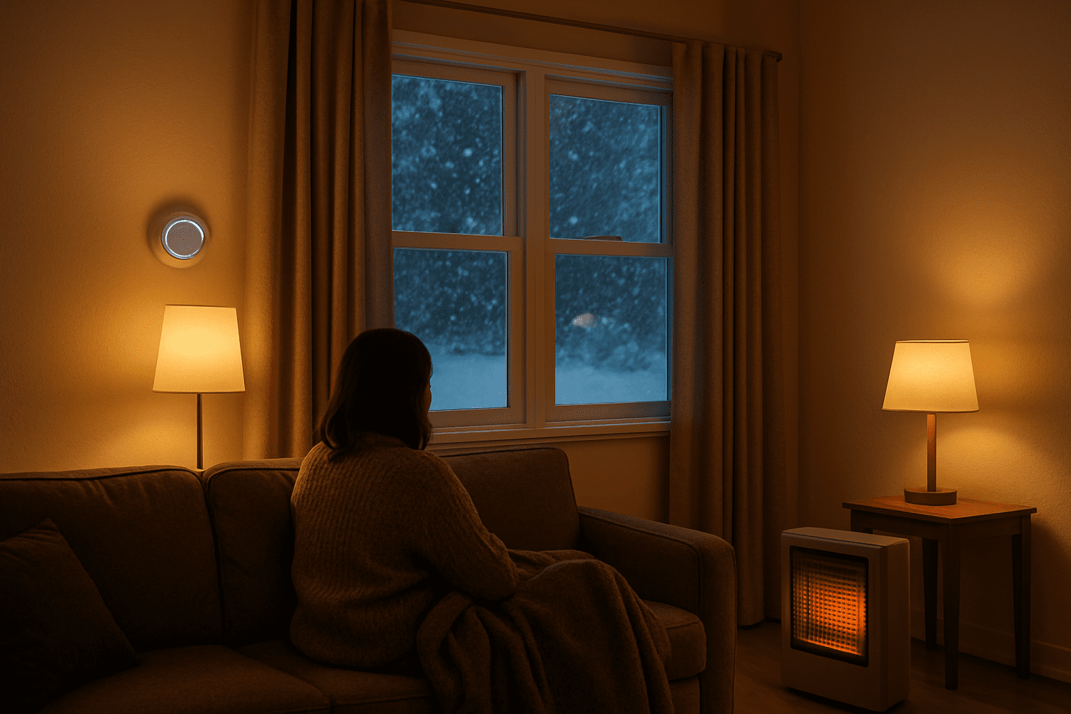Smart Energy Conservation Strategies During Heavy Snowfall