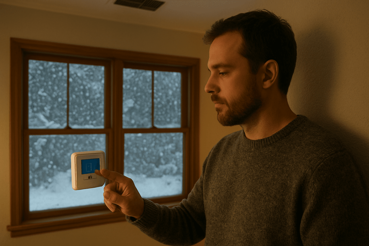 Adjust HVAC System Settings During Heavy Snow Events