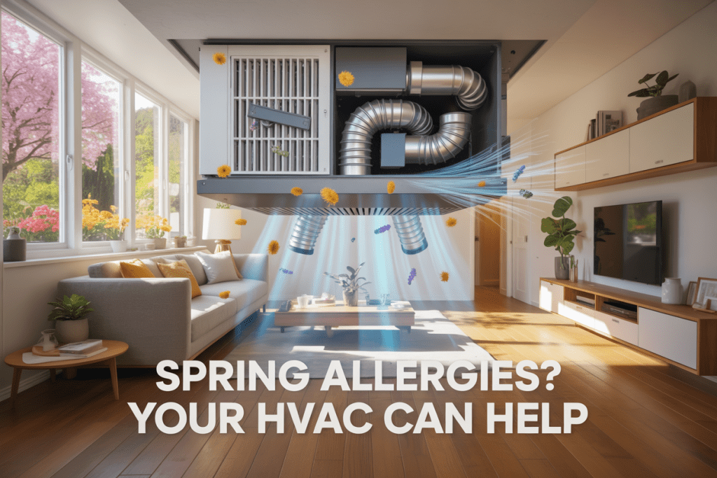 Spring Allergies? How Your HVAC System Can Help Improve Indoor Air Quality